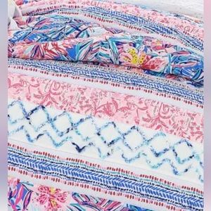 Lilly Pulitzer Slathouse Soirée Patchwork Quilt